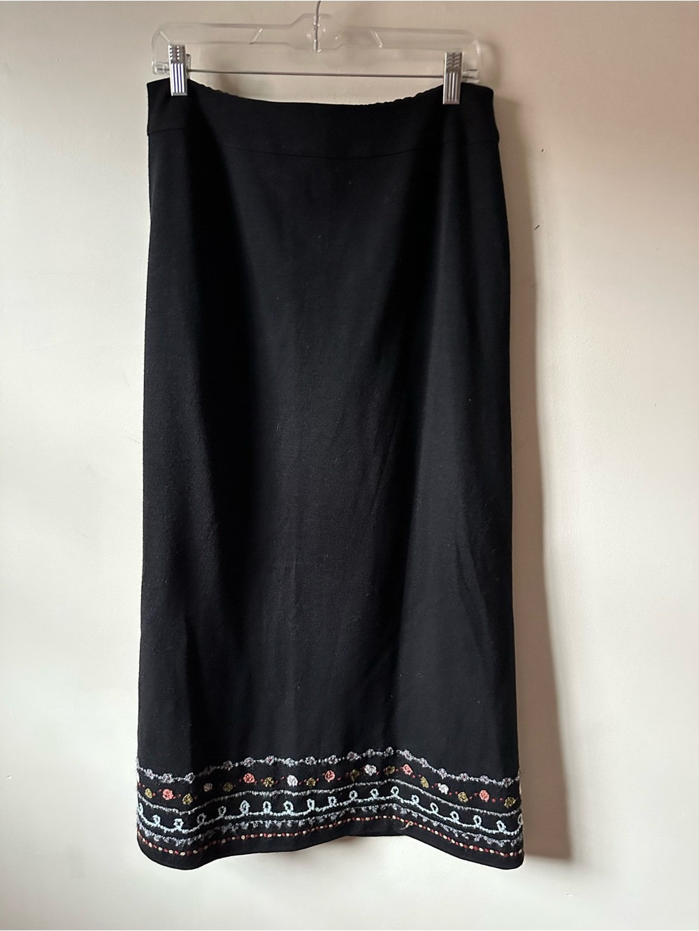 Garnet Hill Wool Maxi Skirt